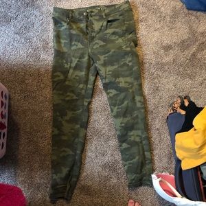 American Eagle Camo Skinny Jeans